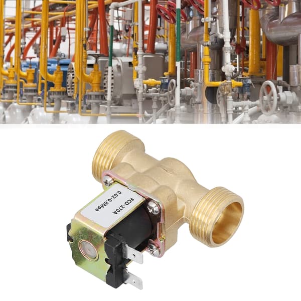 DC12V Mässing Magnetventil, Energibesparande, Stabil & Slitstark, Normalt Stängd, Inget Tryckutflöde, Exakt Kontroll