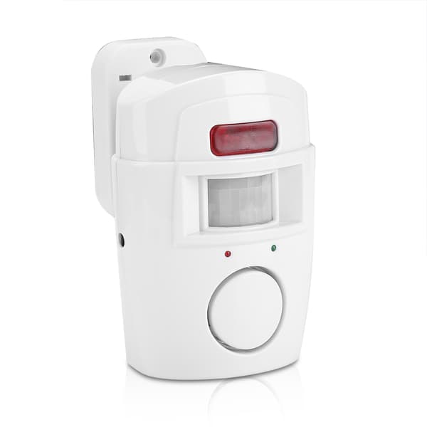 PIR Infraröd Rörelsesensor Larmkit med 2 Fjärrkontroller för Hemsäkerhet