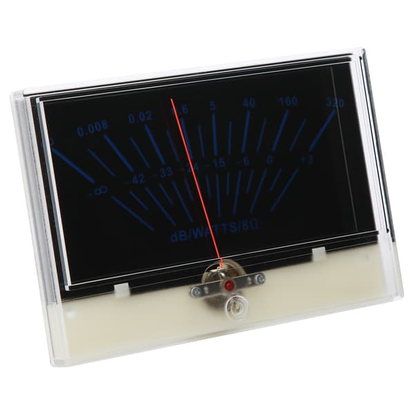 P-134-BGB-S0416 Højpræcisions VU-meter Pointer Forstærker Panel Tilbehør, Sort