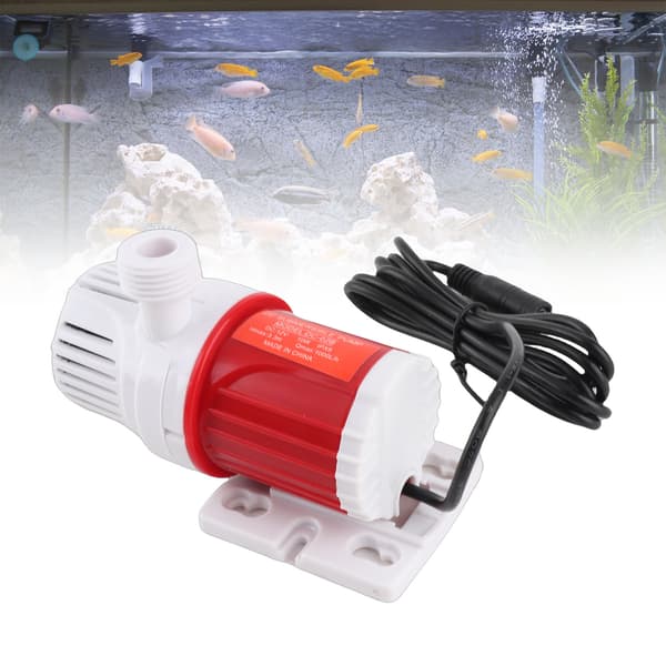 Borstlös dränkbar vattenpump Tyst DC12V 10W 3.3M lyfthöjd Mini Akvarium