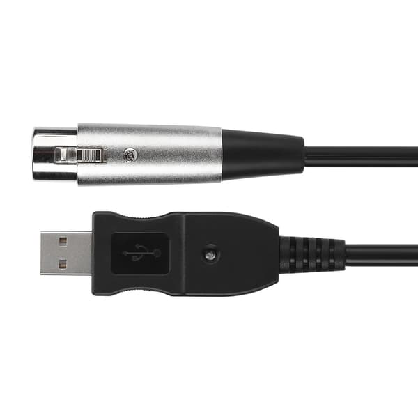 Mikrofon Mic Link Kabel Adapter USB til XLR Mikrofon Link Kabel Ledning 3 Meter