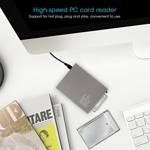 USB2.0 till PC ATA Flashminneskortläsare Plug and Play-adapter för PC-dator