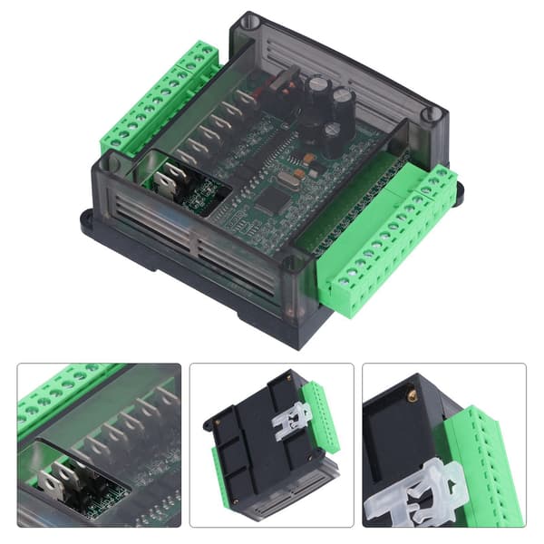 PLC-controller 2N20MT-modul med skal til industriel automatiseringskort