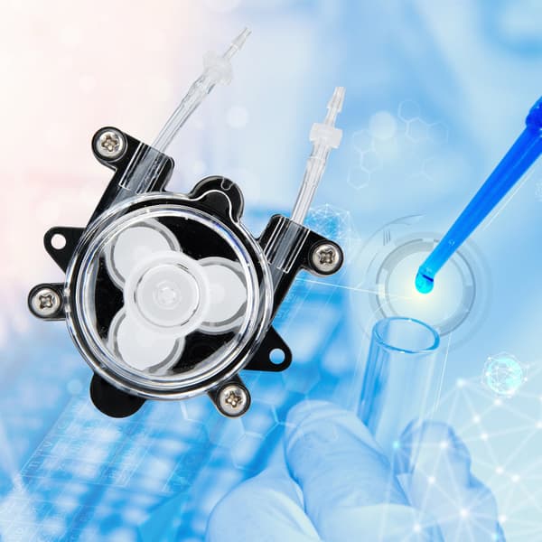 Mini peristaltisk pump hög kvalitet för laboratoriebioteknik G528 DC12V (Typ A)