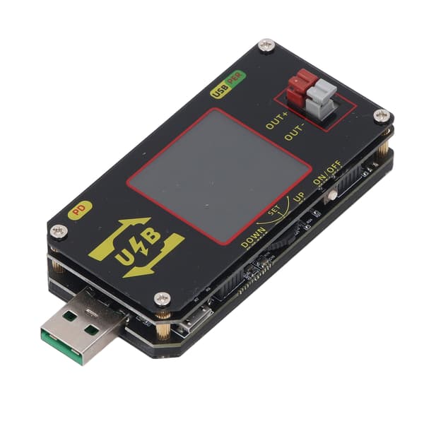 USB3.0 Tester, 1.44\" LCD Display Spænding & Strømmåler, Hurtig Opladningskapacitetsanalysator
