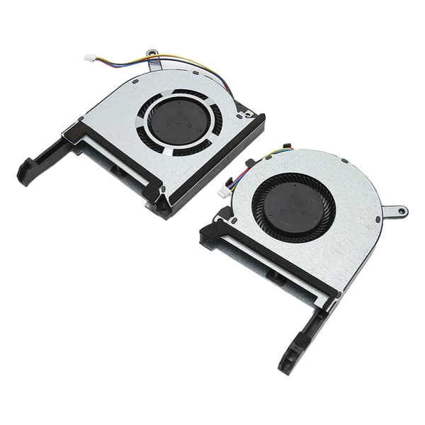 CPU GPU Køleventilator 4 Pin God Varmeafledning Bærbar Køleventilator til Asus TUF Gaming FX505DU til FX505DY til FX505DD CPU GPU Ventilator