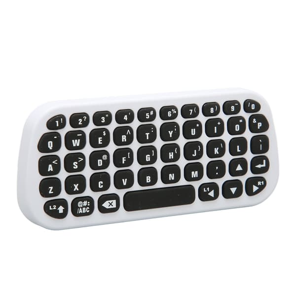 Controller Tastatur Professionel Chat Stemme Trådløs Bluetooth Controller Tastatur med Clip Holder til PS5 Controller