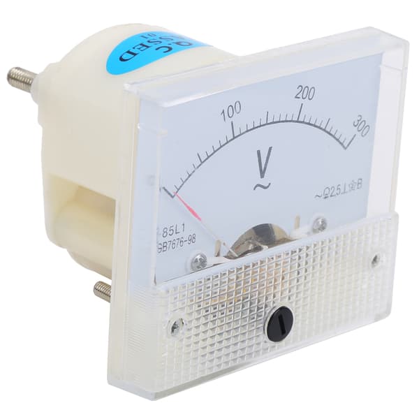85L1 AC 0-300V Analog Voltmeter, Klar Skive ABS Panelmåler til Spændingstest