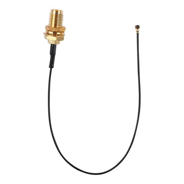 2 STK RF0.81 IPEX 4 til udvendigt gevind indvendig stift til M.2 WiFi netværkskort trådløst modul