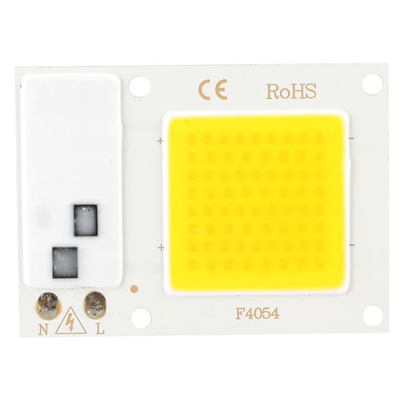 20W 220V High Power COB LED Chip Lyskilde Varm Hvid Tilbehør