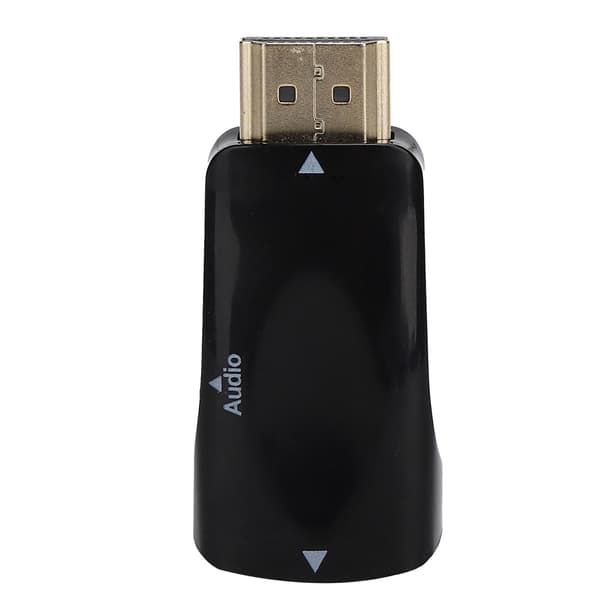 1080P HD Multimedia Interface Han til VGA Hun Adapter Konverter med Lydkabel