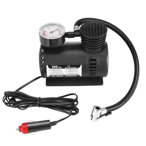 300PSI 12V Mini Luftkompressor Auto Bil Elektrisk Dæk Luftpumpe Mini Luftkompressor