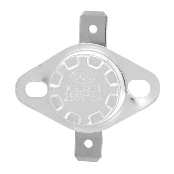 5-pak KSD301 Termisk Afbryder 250V 15A NC Temp Sensor Afbryder