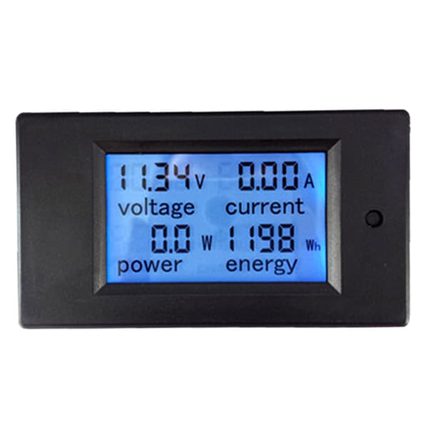 TSPZEM-031 DC 0-100V 10A Digital Voltmeter Ammeter, LCD Display Current Tester, Multi-Function Panel Meter