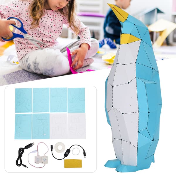 Boardattack Papercraft Kit DIY USB-virtalähde Käsintehty Lasten Koulutuslelu DC12V