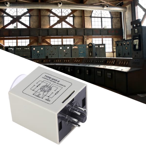 AH3-2 Fördröjningsrelä Mini Tidskontroll 220V AC för Automatisk Kontrollsystem