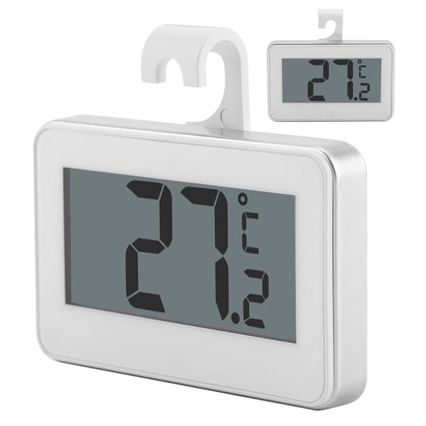 Stor LCD Digital Kylskåps- och Frystermometer med Stativ och Magnet för Kök