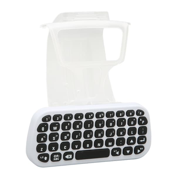 Controller Tastatur Professionel Chat Stemme Trådløs Bluetooth Controller Tastatur med Clip Holder til PS5 Controller