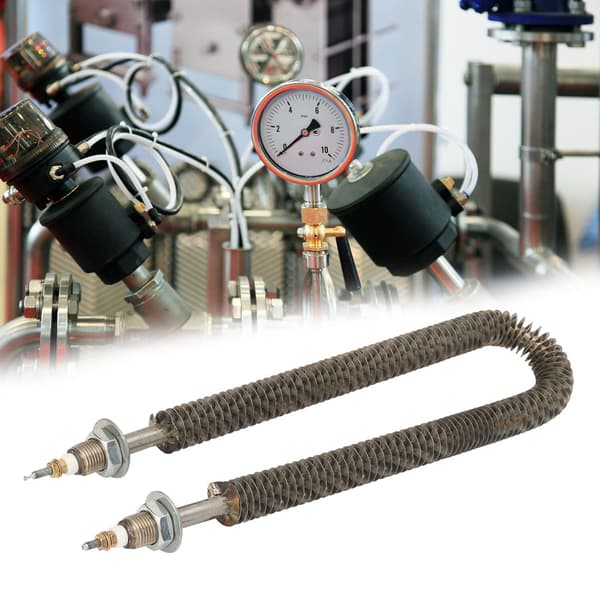 Rørformet Finnevarmelegeme 220V 1kW Rustfrit Stål U-formet Element til Ovn/Luftopvarmning