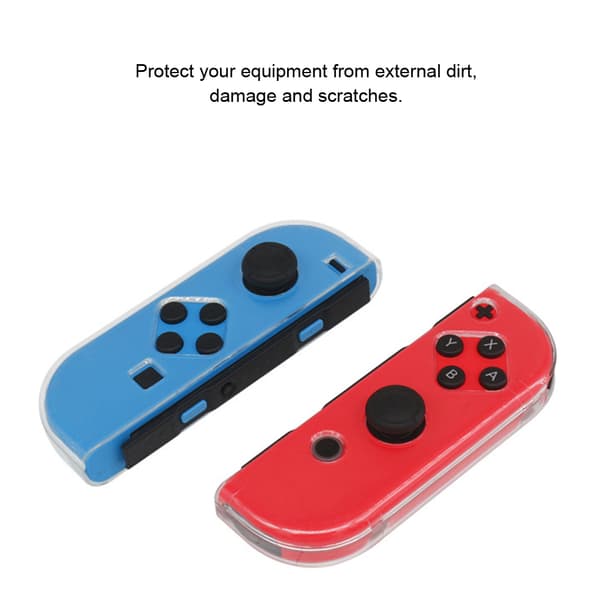 För Switch Gamepad Ultratunt Transparent Skyddsfodral Spelkonsol Skyddsskal