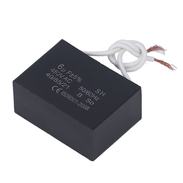 Motorstartkondensator 450V AC 6uF 50/60Hz, tilbehør til ventilatorpumpegenerator