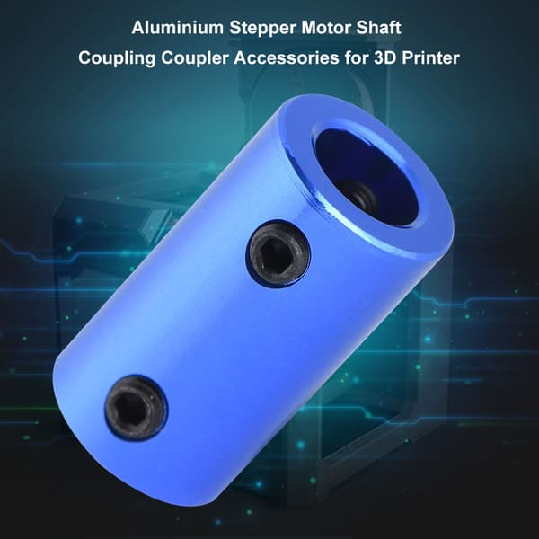 Aluminium Stepper Motor Akselkobling Koblingstilbehør til 3D-printer 5*8mm