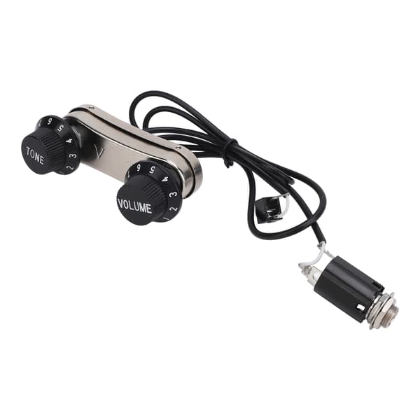 Fiolpickup Piezo Transducer Bridge Set med Tonvolymratt för fioldelar