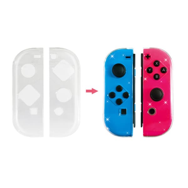 För Switch Gamepad Ultratunt Transparent Skyddsfodral Spelkonsol Skyddsskal