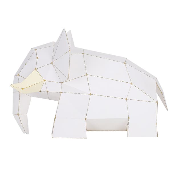 Boardattack Papercraft Kit USB-driven DIY Handgjorda Pedagogiska Leksaker för Barn