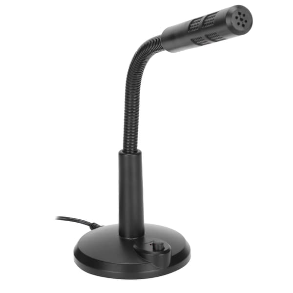 USB-bordmikrofon Plug and Play Omnidirektionel mikrofon til stationær computer med mute-knap til PS4, computer, bærbar computer