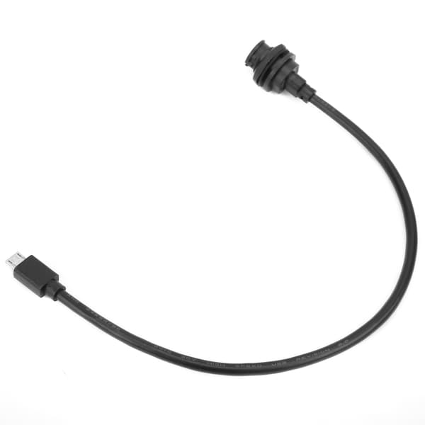 Vandtæt IP68 Micro USB Hun til Han Kabelstik med 1M Ledning E10MCBFF/MCAM