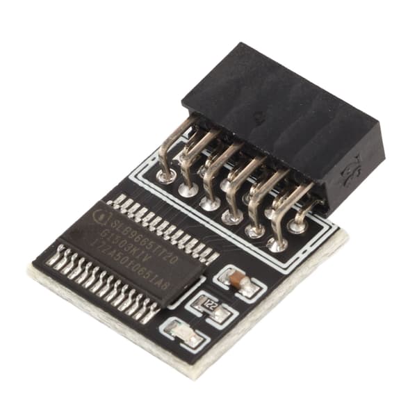 TPM 2.0-modul LPC-interface Stabil høj sikkerhed Holdbart materiale 12-benet LPC-modul til bundkort-pc