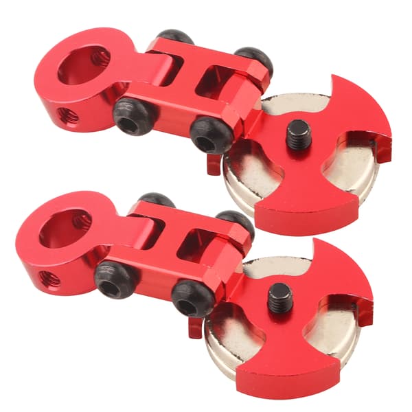 2 stk. modelkøretøjstilbehør Metal magnetisk stealth karosserimontering til RC-bil (rød)