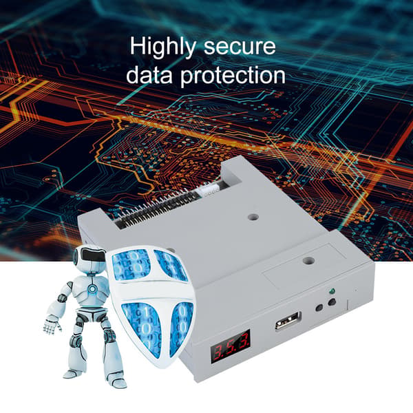 SFR1M44-U100 3,5 tommer 1,44 MB USB SSD diskettedrev-emulator Plug and Play
