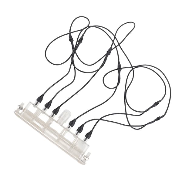 12V LED RGB Vattenfall Vattenridå Munstycke Pool Vattenfall Utlopp för Damm Fiskdamm