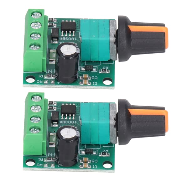 2-pak DC 1.8V-12V PWM Motorhastighedsregulatorafbryder til ventilatorpumpe, variabel kontrolkort