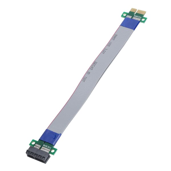 PCIE forlængerkabel 1X Riser Card Extender DoubleSpeed Han-til-Hun Adapter Ribbon EP051