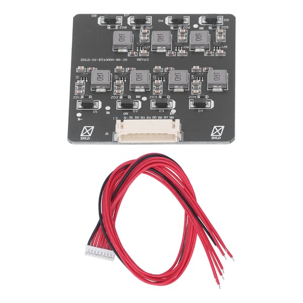 Batteri Aktiv Balancer Modul 1.2A 8S 2.0V-4.5V Lithium Equalizer Board med Ledning