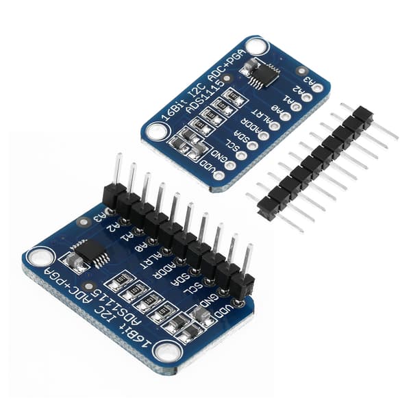 2-pak ADC 16-bit I2C ADC udviklingskort Analog-Digital Konverteringsmodul til Arduino