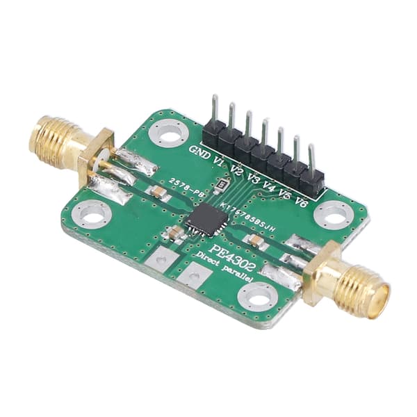 RF-dæmpningsmodul 6-bit 1MHz-4GHz digital styring, 3,3V parallel/seriel grænseflade