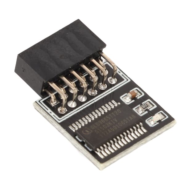 TPM 2.0-modul LPC-interface Stabil høj sikkerhed Holdbart materiale 12-benet LPC-modul til bundkort-pc