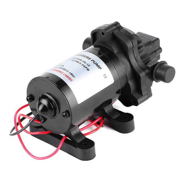 12V 3.0GPM 45PSI Membranvattenpump Självsugande Högtryck för Marin Båt Husbil