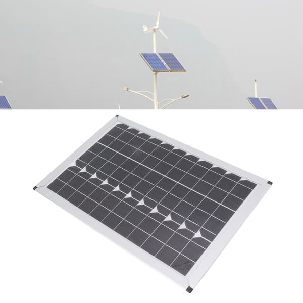 100W Solpanel Kit Monokrystallinsk Solcellemodul med Vandtæt 20A 12V 24V Controller til Bilcamping