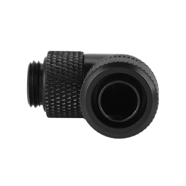 G1/4 Gevind Vandkøling Fitting Tyndt Rør 90° Retvinklet Albue (Sort)