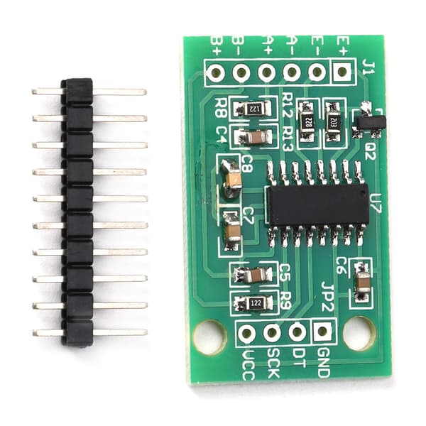 5 st HX711 Dual-Channel 24-bitars lastcell ADC-modul Högprecisionsviktsgivarkit