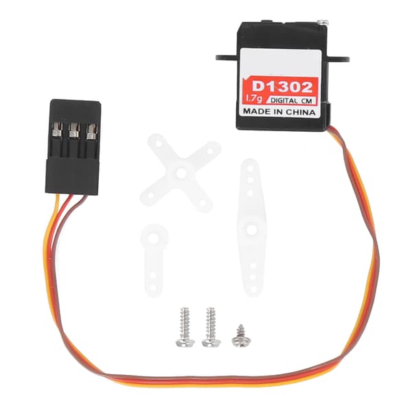 D1302 Micro Mini Digital Servo Reservedele Tilbehør til Fastvingefly Model JR Stik