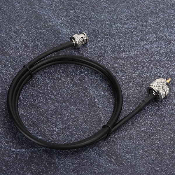 1M UHF Han PL259 til BNC Han Testkabel Ledning Koaksialkabel Adapter Tilbehør