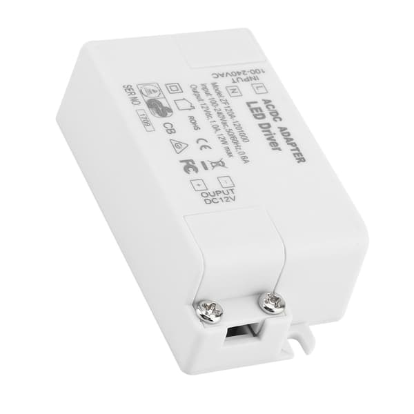 AC 100-240V til DC 12V transformere til LED-strips, 12W SMD strømforsyningsdriver