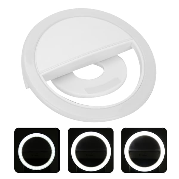 Mobiltelefon Fyldlys Dæmpbar LED Cirkellampe USB Genopladelig Live Streaming Lys