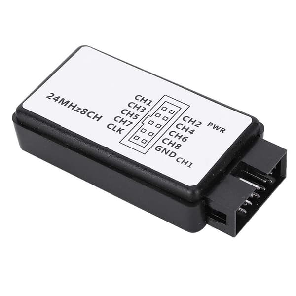Mini USB Logikanalysator 8CH 24MHz Digital Testare, Bärbar Fickstorlek Kit